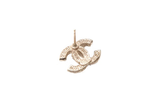 CHANEL シャネル ピアス ココマーク E16V ラインストーン パール ゴールドカラー メタル アクセサリー 美品 中古 63708