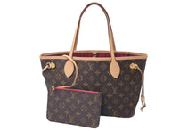 Load image into Gallery viewer, 新品同様 新型 LOUIS VUITTON ルイヴィトン ハンドバッグ ネヴァーフルPM M41245 ポーチ付き ピヴォワンヌ モノグラム 中古 63709