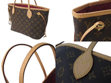 Load image into Gallery viewer, 新品同様 新型 LOUIS VUITTON ルイヴィトン ハンドバッグ ネヴァーフルPM M41245 ポーチ付き ピヴォワンヌ モノグラム 中古 63709
