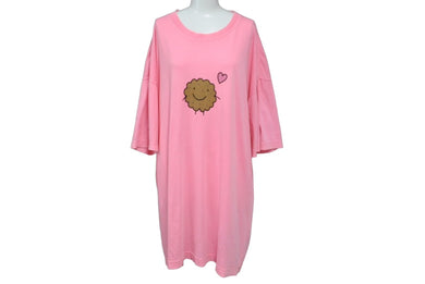 VETEMENTS ヴェトモン クッキー カップル オーバーサイズ 半袖Ｔシャツ ピンク 5871140 サイズU 美品 中古 63711 