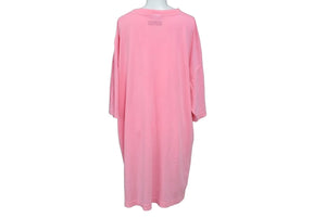 VETEMENTS ヴェトモン クッキー カップル オーバーサイズ 半袖Ｔシャツ ピンク 5871140 サイズU 美品 中古 63711 