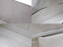Load image into Gallery viewer, 極美品 Christian Dior クリスチャンディオール Lady D-Joy 2WAYマイクロバッグ ハート カナージュラムスキン ホワイト 中古 63715