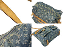 Load image into Gallery viewer, LOUIS VUITTON ルイヴィトン モノグラムデニム バギーPM ワンショルダーバッグ M95049 ブルー ロゴ 美品 中古 63719