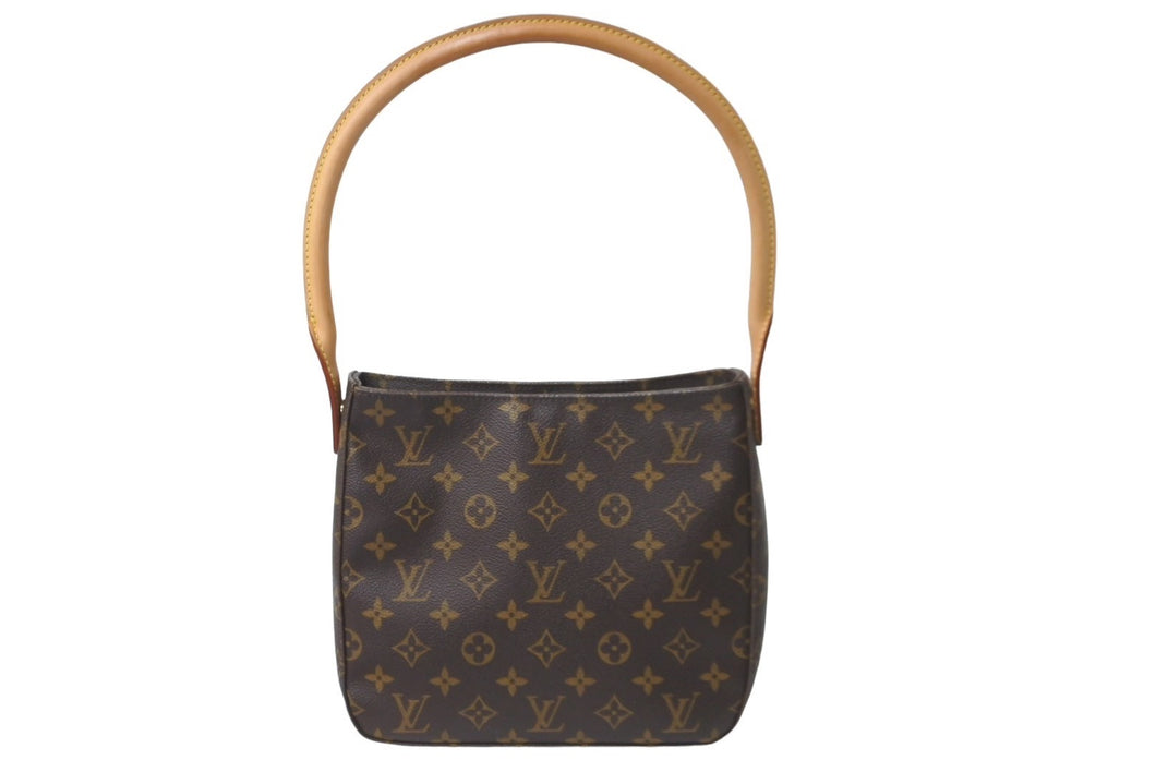 LOUIS VUITTON ルイヴィトン ハンドバッグ ルーピングMM ブラウン M51146 美品 中古 63723
