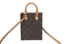 Load image into Gallery viewer, 極美品 LOUIS VUITTON ルイヴィトン ショルダーバッグ M81295 プティットサックプラ モノグラム ブラウン ゴールド金具 中古 63725