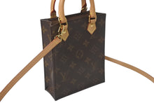 Load image into Gallery viewer, 極美品 LOUIS VUITTON ルイヴィトン ショルダーバッグ M81295 プティットサックプラ モノグラム ブラウン ゴールド金具 中古 63725