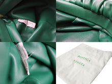 Load image into Gallery viewer, BOTTEGAVENETA ボッテガヴェネタ ザ チェーンポーチ 620230 VCP40 ワンショルダー レザー グリーン ゴールド金具 美品 中古 63726