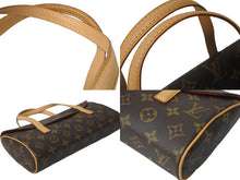 Load image into Gallery viewer, LOUIS VUITTON ルイヴィトン ソナチネ モノグラム ハンドバッグ M51902 PVC ブラウン 美品 中古 63728