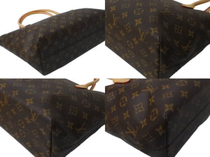 極美品 LOUIS VUITTON ルイ ヴィトン モノグラム ラスパイユPM トートバッグ M40608 キャンバス ブラウン ベージュ 中古 63729