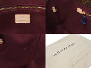 極美品 LOUIS VUITTON ルイ ヴィトン モノグラム ラスパイユPM トートバッグ M40608 キャンバス ブラウン ベージュ 中古 63729