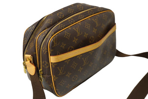 LOUIS VUITTON ルイヴィトン ショルダーバッグ リポーターPM M45254 モノグラム ブラウン 美品 中古 63730