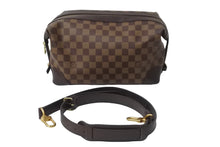 Load image into Gallery viewer, 極美品 LOUIS VUITTON ルイヴィトン ヴァスラブ ウォッシュバッグ クラッチバッグ N41538 ダミエキャンバス ブラウン 中古 63731