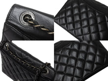 Load image into Gallery viewer, CHANEL シャネル フルフラップ マトラッセ チェーン ショルダーバック 21番台 ラムスキン シルバー金具 美品 中古 63737