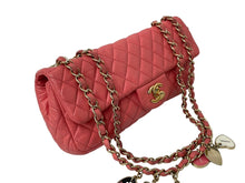 Load image into Gallery viewer, CHANEL シャネル マトラッセ 25cm イーストウッド バレンタインシリーズ ショルダーバッグ A46514 ラムスキン ピンク ゴールド金具 美品 中古 63738