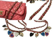 Load image into Gallery viewer, CHANEL シャネル マトラッセ 25cm イーストウッド バレンタインシリーズ ショルダーバッグ A46514 ラムスキン ピンク ゴールド金具 美品 中古 63738