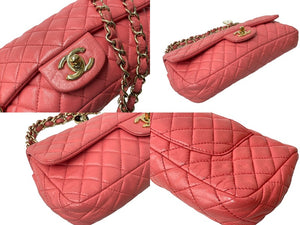 CHANEL シャネル マトラッセ 25cm イーストウッド バレンタインシリーズ ショルダーバッグ A46514 ラムスキン ピンク ゴールド金具 美品 中古 63738