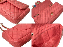 Load image into Gallery viewer, CHANEL シャネル マトラッセ 25cm イーストウッド バレンタインシリーズ ショルダーバッグ A46514 ラムスキン ピンク ゴールド金具 美品 中古 63738
