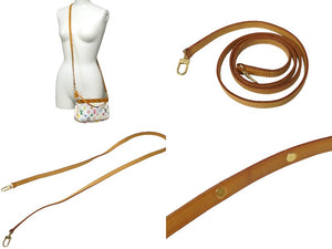 LOUIS VUITTON ルイヴィトン 村上隆 ポシェットアクセソワール スト付き マルチカラー ホワイト M92649 美品 中古 63740