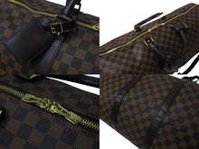 Load image into Gallery viewer, 極美品 LOUIS VUITTON ルイヴィトン ボストンバッグ キーポルバンドリエール 55 ダミエキャンバス ブラウン N41414 中古 63744