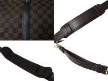 Load image into Gallery viewer, 極美品 LOUIS VUITTON ルイヴィトン ボストンバッグ キーポルバンドリエール 55 ダミエキャンバス ブラウン N41414 中古 63744