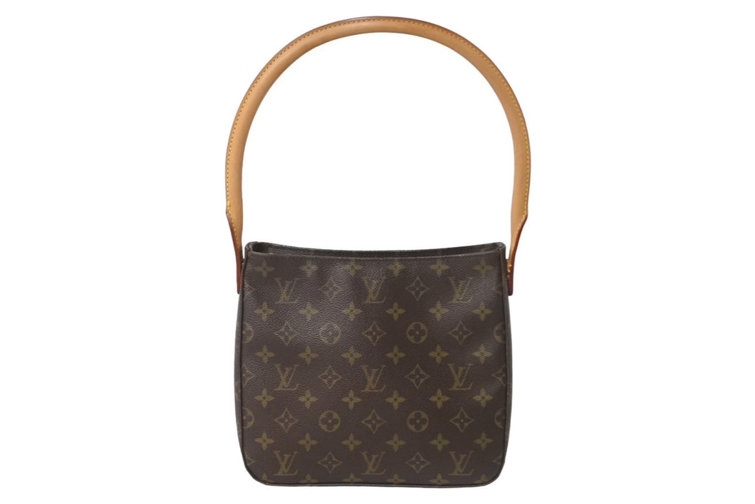 LOUIS VUITTON ルイヴィトン ハンドバッグ ルーピングMM ブラウン M51146 美品 中古 63747