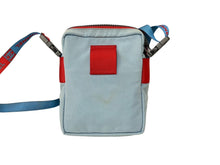 Load image into Gallery viewer, CHANEL シャネル スポーツライン ショルダーバッグ 7番台 ココマーク キャンバス ブルー レッド 良品 中古 63750