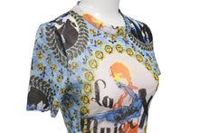 画像をギャラリービューアに読み込む, レア極美品 Jean Paul GAULTIER ジャンポール ゴルチェ 570-5 CKK.PJ フラワーガール プリントパワーネットカットソー サイズ40 中古 63752 