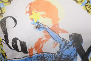 レア極美品 Jean Paul GAULTIER ジャンポール ゴルチェ 570-5 CKK.PJ フラワーガール プリントパワーネットカットソー サイズ40 中古 63752 
