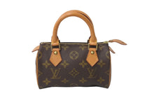 Load image into Gallery viewer, LOUIS VUITTON ルイヴィトン ハンドバッグ ミニスピーディ モノグラム ブラウン M41534 PVC レザー ゴールド金具 美品 中古 63771
