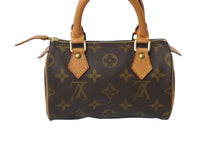 Load image into Gallery viewer, LOUIS VUITTON ルイヴィトン ハンドバッグ ミニスピーディ モノグラム ブラウン M41534 PVC レザー ゴールド金具 美品 中古 63771