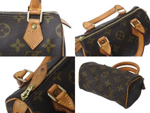 Load image into Gallery viewer, LOUIS VUITTON ルイヴィトン ハンドバッグ ミニスピーディ モノグラム ブラウン M41534 PVC レザー ゴールド金具 美品 中古 63771