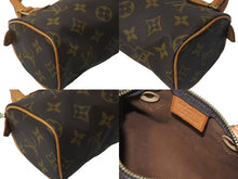 Load image into Gallery viewer, LOUIS VUITTON ルイヴィトン ハンドバッグ ミニスピーディ モノグラム ブラウン M41534 PVC レザー ゴールド金具 美品 中古 63771