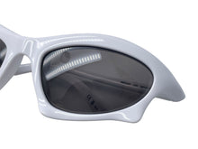 Load image into Gallery viewer, BALENCIAGA バレンシアガ BAT RECTANGLE サングラス サイズ59□20-125 XL ホワイト BB0229S 美品 中古 63781