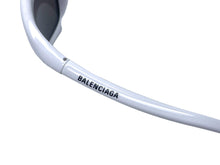 Load image into Gallery viewer, BALENCIAGA バレンシアガ BAT RECTANGLE サングラス サイズ59□20-125 XL ホワイト BB0229S 美品 中古 63781