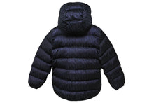 Load image into Gallery viewer, 極美品 DIOR ディオール ダウンジャケット オブリーク トロッター柄 ネイビー 12+ 1SBM21PUFE 美品 中古 63783