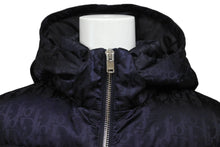 Load image into Gallery viewer, 極美品 DIOR ディオール ダウンジャケット オブリーク トロッター柄 ネイビー 12+ 1SBM21PUFE 美品 中古 63783