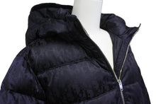 Load image into Gallery viewer, 極美品 DIOR ディオール ダウンジャケット オブリーク トロッター柄 ネイビー 12+ 1SBM21PUFE 美品 中古 63783