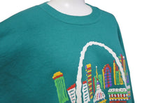 Load image into Gallery viewer, JERZEES ジャージーズ 80s～90s セントルイス スウェット グリーン プリント トレーナー ヴィンテージ サイズXL 美品 中古 63786
