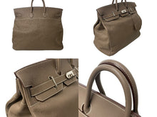 Load image into Gallery viewer, 極美品 HERMES エルメス ハンドバッグ バーキン オータクロア 50 □M刻印 トリヨンクレマンスシルバー金具 中古 63796