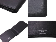 Load image into Gallery viewer, LOUIS VUITTON ルイヴィトン ポルト ビエ 3 ヴォレ 二つ折り財布 アルドワーズ M30422 タイガ 美品 中古 63801