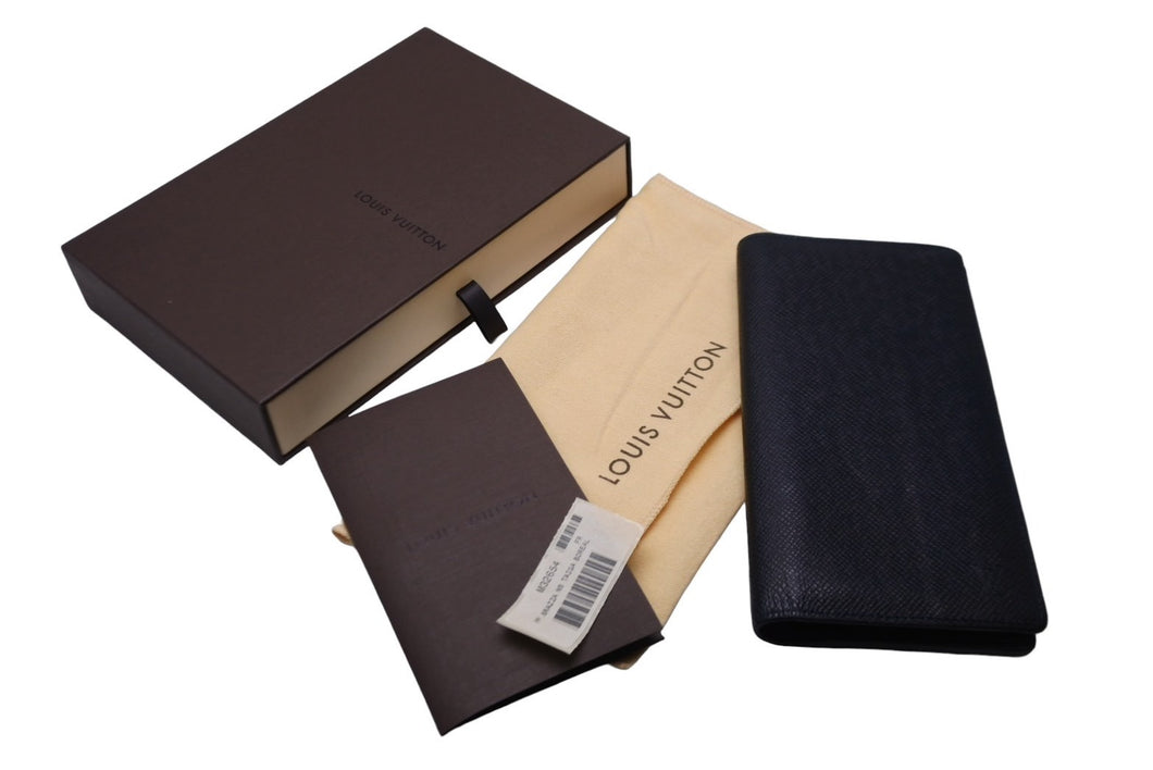 LOUIS VUITTON ルイヴィトン ポルトフォイユ ブラザ ボレアル 長財布 M32654 タイガ ネイビー 美品 中古 63802