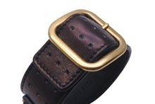 画像をギャラリービューアに読み込む, YVES SAINT LAURENT イヴ サンローラン ブレスレット 157959・0416M レザー ブラック ゴールド金具 美品 中古 63805 