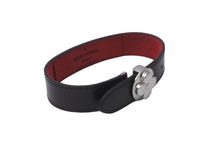Load image into Gallery viewer, 極美品 LOUIS VUITTON ルイヴィトン ヴー グッドラック ブレスレット モノグラム ブラック レッド レザー 中古 63806