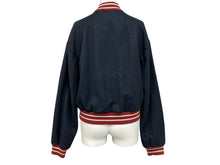 Load image into Gallery viewer, CHANEL シャネル ココマーク スポーツライン スタジャン ブルゾン ウール P23751V14325 サイズ38 ネイビー 美品 中古 63816
