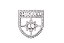 Load image into Gallery viewer, 極美品 CHANEL シャネル ヴィンテージ ブローチ ココマーク ラインストーン B16V ココマーク 中古 63817
