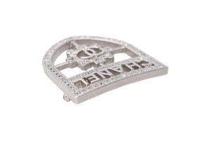 極美品 CHANEL シャネル ヴィンテージ ブローチ ココマーク ラインストーン B16V ココマーク 中古 63817
