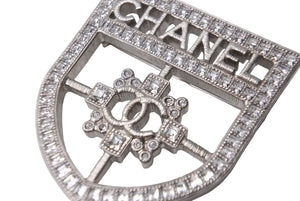 極美品 CHANEL シャネル ヴィンテージ ブローチ ココマーク ラインストーン B16V ココマーク 中古 63817