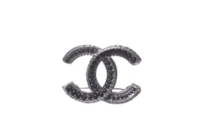 CHANEL シャネル ブローチ A14B レディース ココマーク ココ アクセサリー 2014年 ブラック シルバー 美品 中古 63819