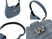 Load image into Gallery viewer, 新品未使用 Alexander Wang アレキサンダーワン ワンショルダーバッグ 202223R02T ライトブルー ウォッシュドデニム 中古 63821