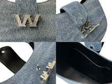 Load image into Gallery viewer, 新品未使用 Alexander Wang アレキサンダーワン ワンショルダーバッグ 202223R02T ライトブルー ウォッシュドデニム 中古 63821
